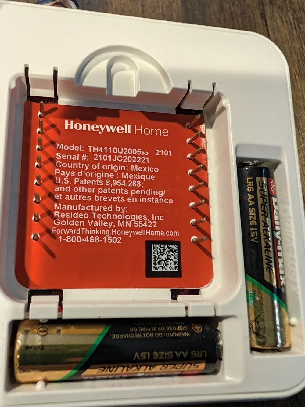 Honeywell ProSeries White Thermostat - Programmable Home Climate Control
